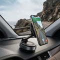 Suporte magnético para telemóvel, fixação flexível, rotação de 360°
