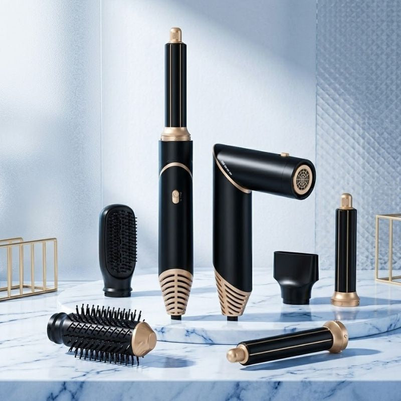 Escova secadora de cabelo 6 em 1