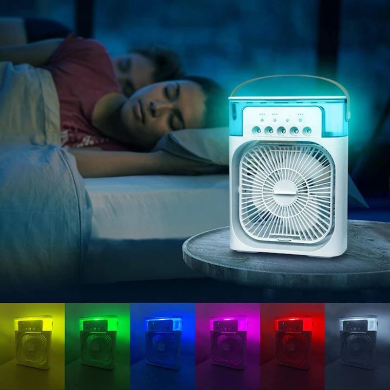 Mini Climatizador Portátil 4 em 1