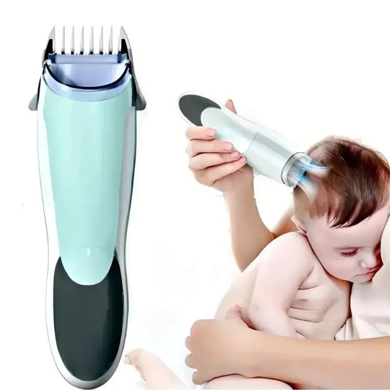 Máquina de Cortar Cabelo para Bebé com Aspiração