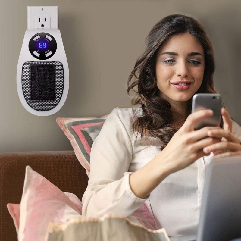 Mini Aquecedor de Ar Elétrico Portátil