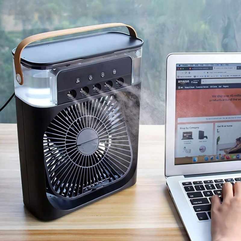 Mini Climatizador Portátil 4 em 1