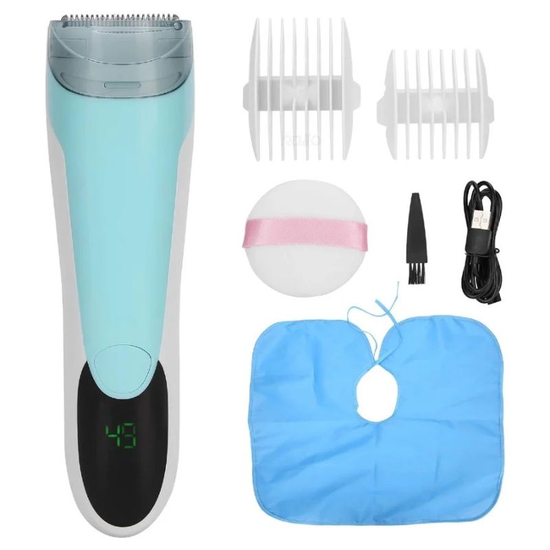 Máquina de Cortar Cabelo para Bebé com Aspiração