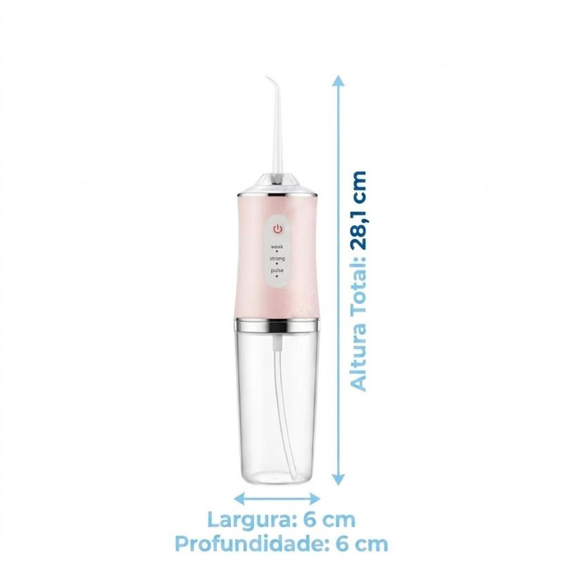 Irrigador Oral Portátil Recarregável