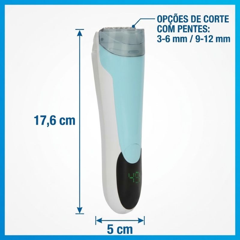 Máquina de Cortar Cabelo para Bebé com Aspiração
